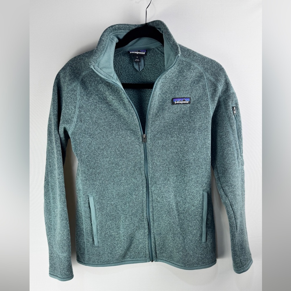 Patagonia Full-Zip Sweater Jacket women’s small green